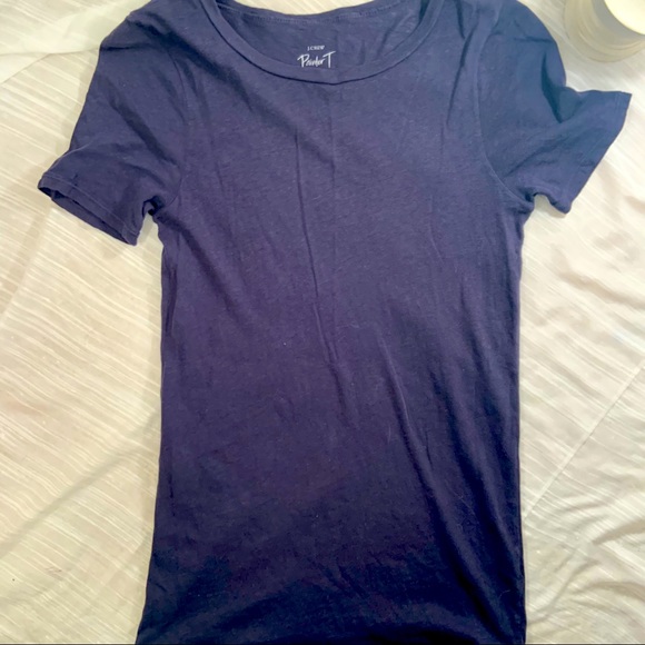 J.Crew Navy Blue short sleeve Painter T